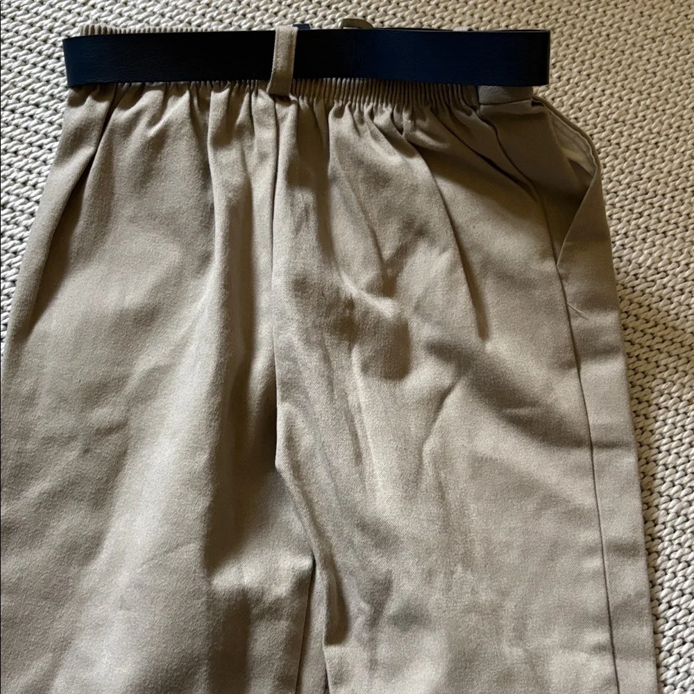 Pants & belt boys size 4 new 60% cotton 40% polyester belt loops
